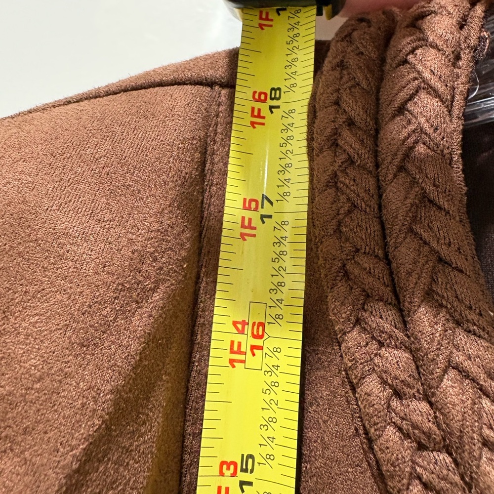 Brown Braided-Trim Cropped Blazer - Women - Picture 4 of 5